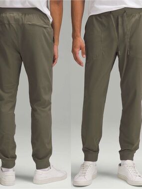 Lululemon ABC Skinny-Fit Jogger Sz L In Army Green